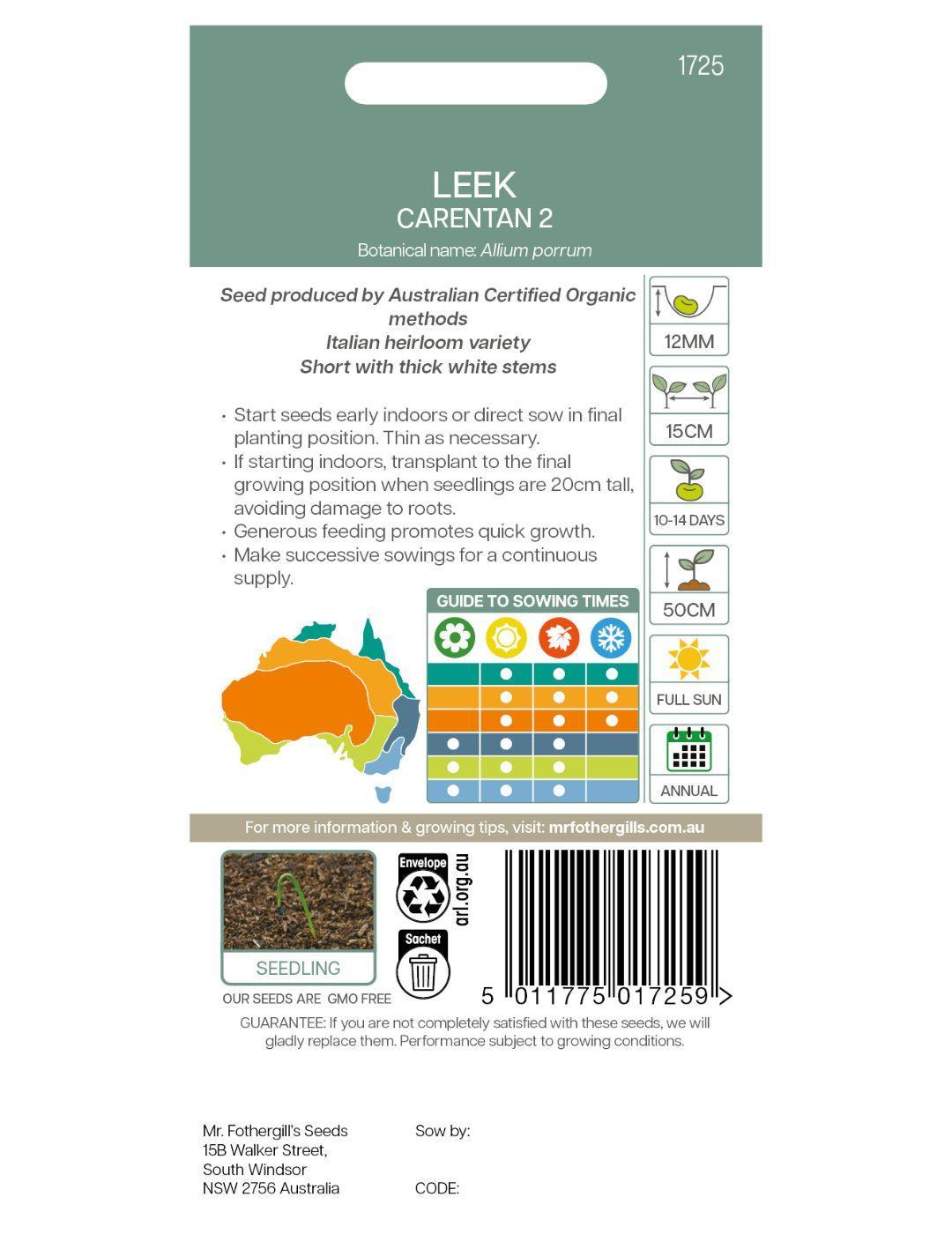 Leek Carentan 2 ORGANIC