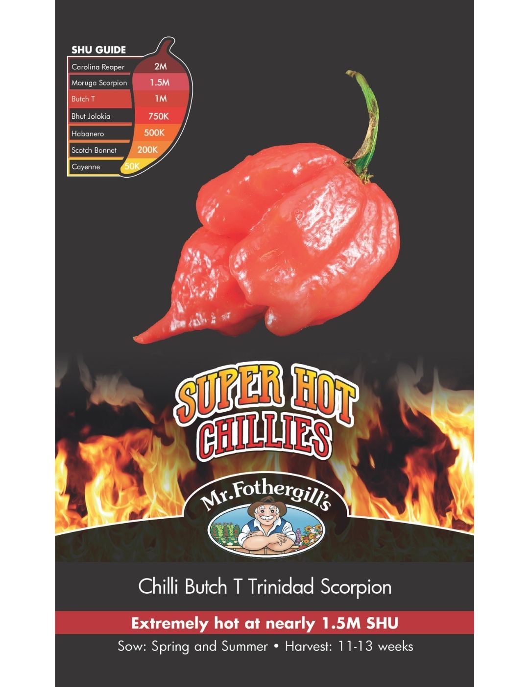 Butch T Trinidad Scorpion Seeds Mr Fothergill's