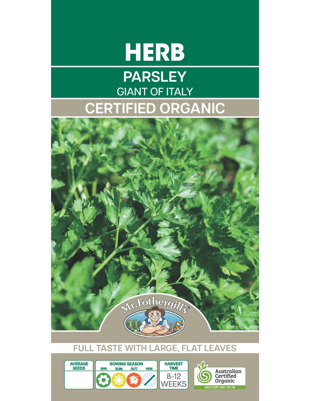 Parsley Giant of Italy ORGANIC