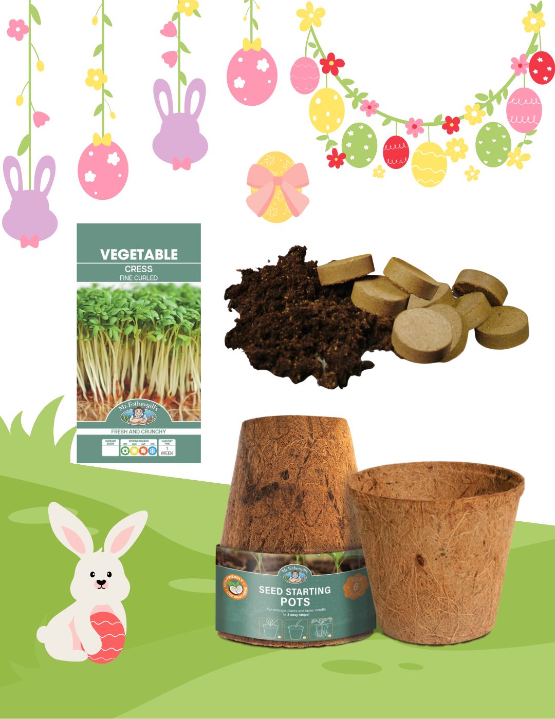 Easter Bunny Feast DIY Grow Kit