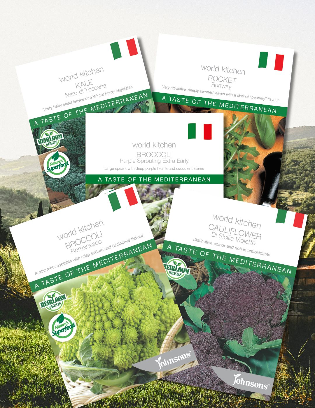 Italian Greens Seed Bundle