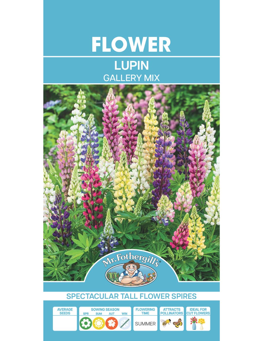 Lupin Seeds Gallery Mix - NOT AVAILABLE TO TAS