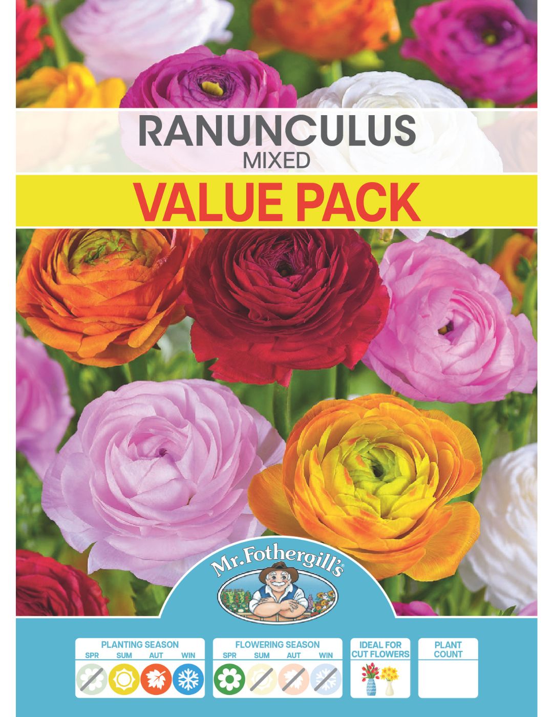 Ranunculus Mixed Value Pack