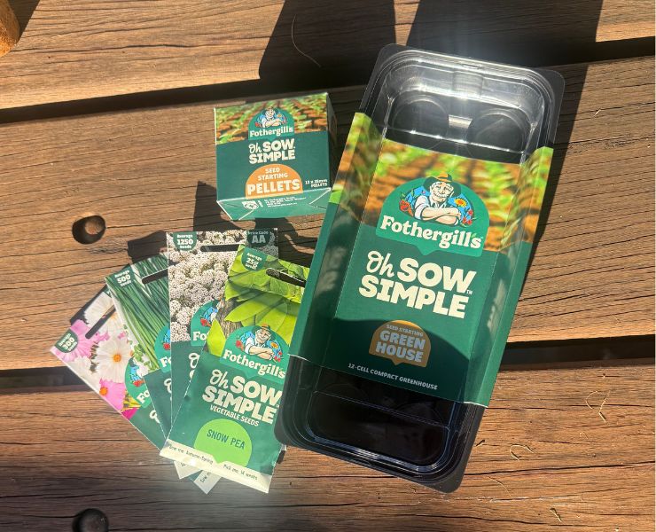 Oh Sow Simple range, the 1,2,3, of gardening to help new gardeners. From Mr Fothergill's.