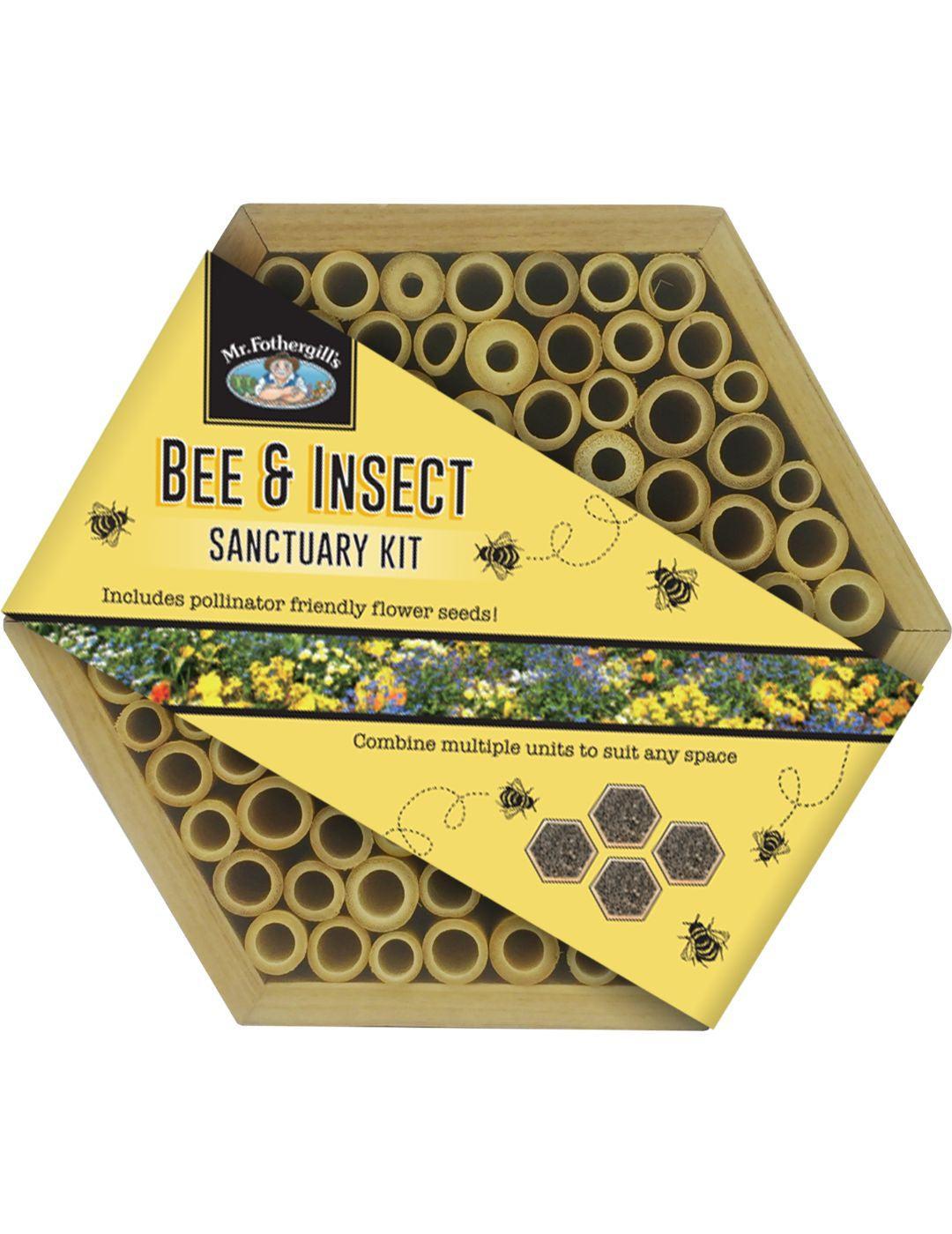 Bee & Insect Sanctuary Kit - Hexagonal