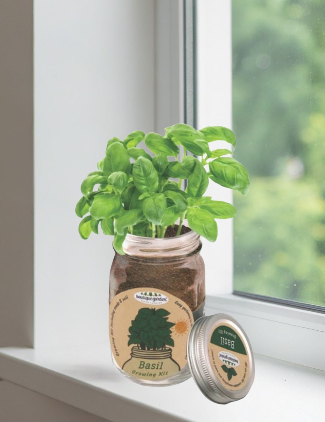 Mason Jar Grow Kits - Basil