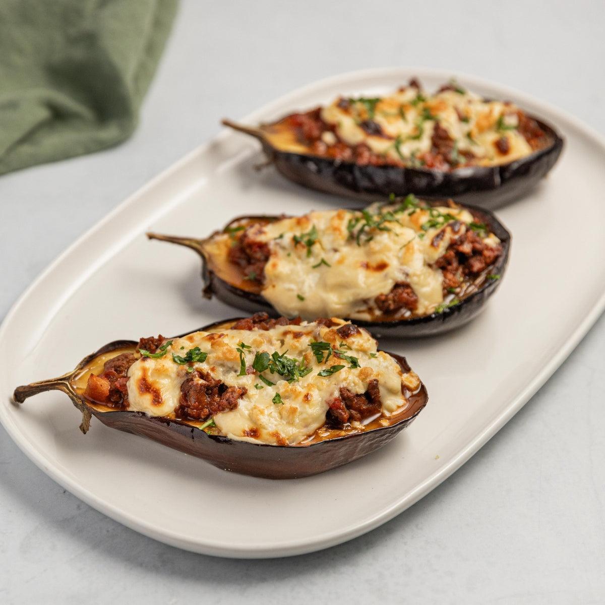 Stuffed Greek Eggplant