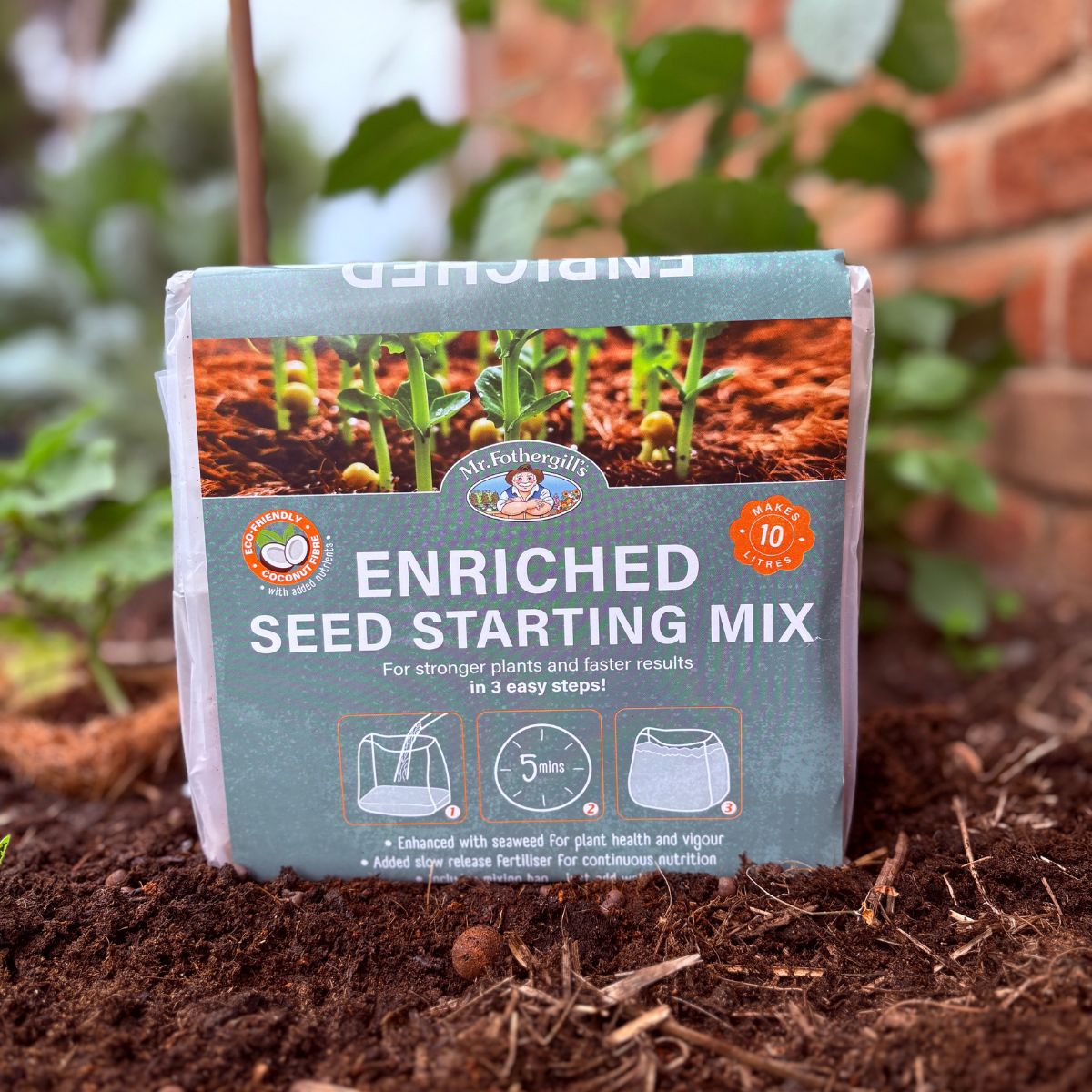 Enriched Seed Starting Mix - The Easy Way to Grow from Seed