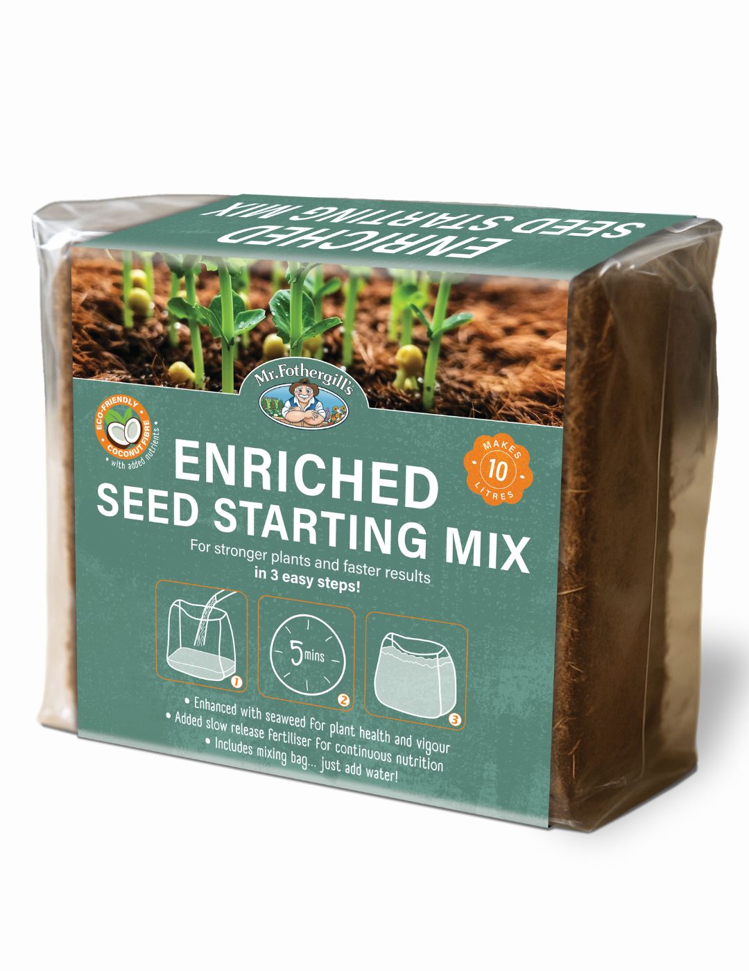Coco Fibre Enriched Seed Starting Mix 10L