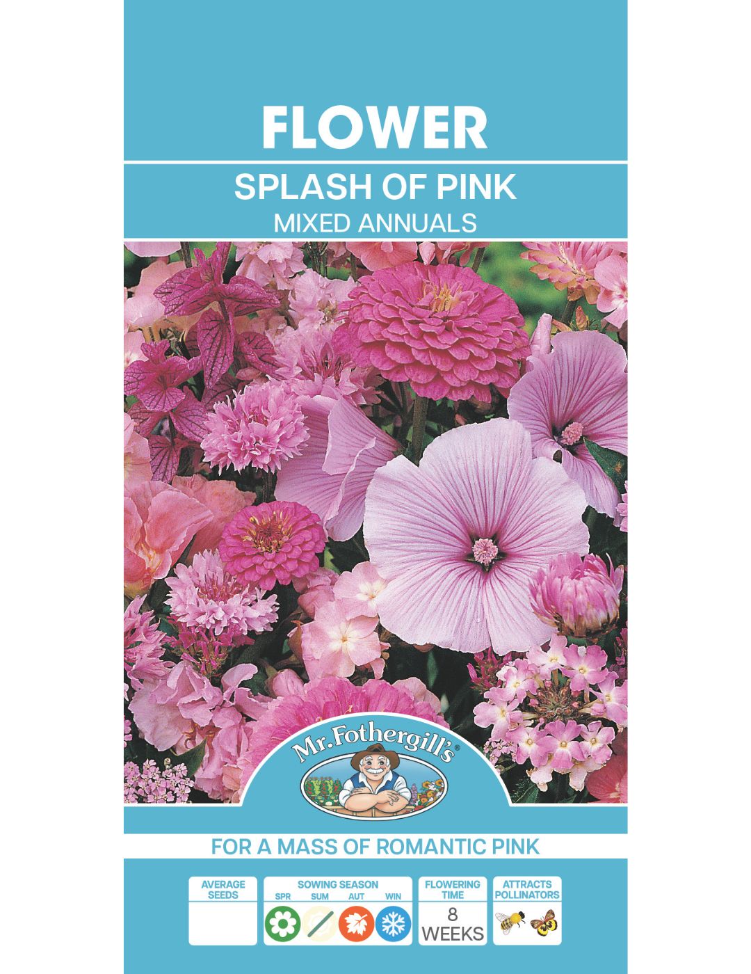 Splash of Pink Mixed Annuals Seeds