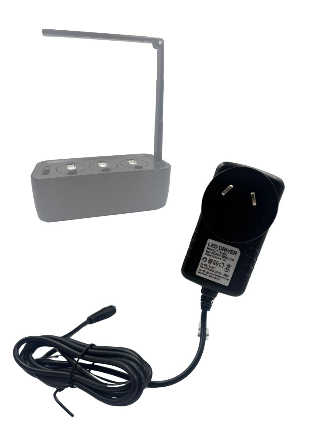 HydroGarden Elite Black Power Cord ONLY
