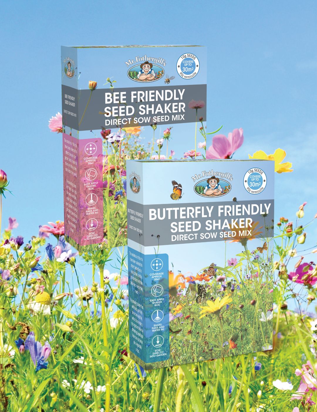 Bee & Butterfly Seed Shaker Bundle