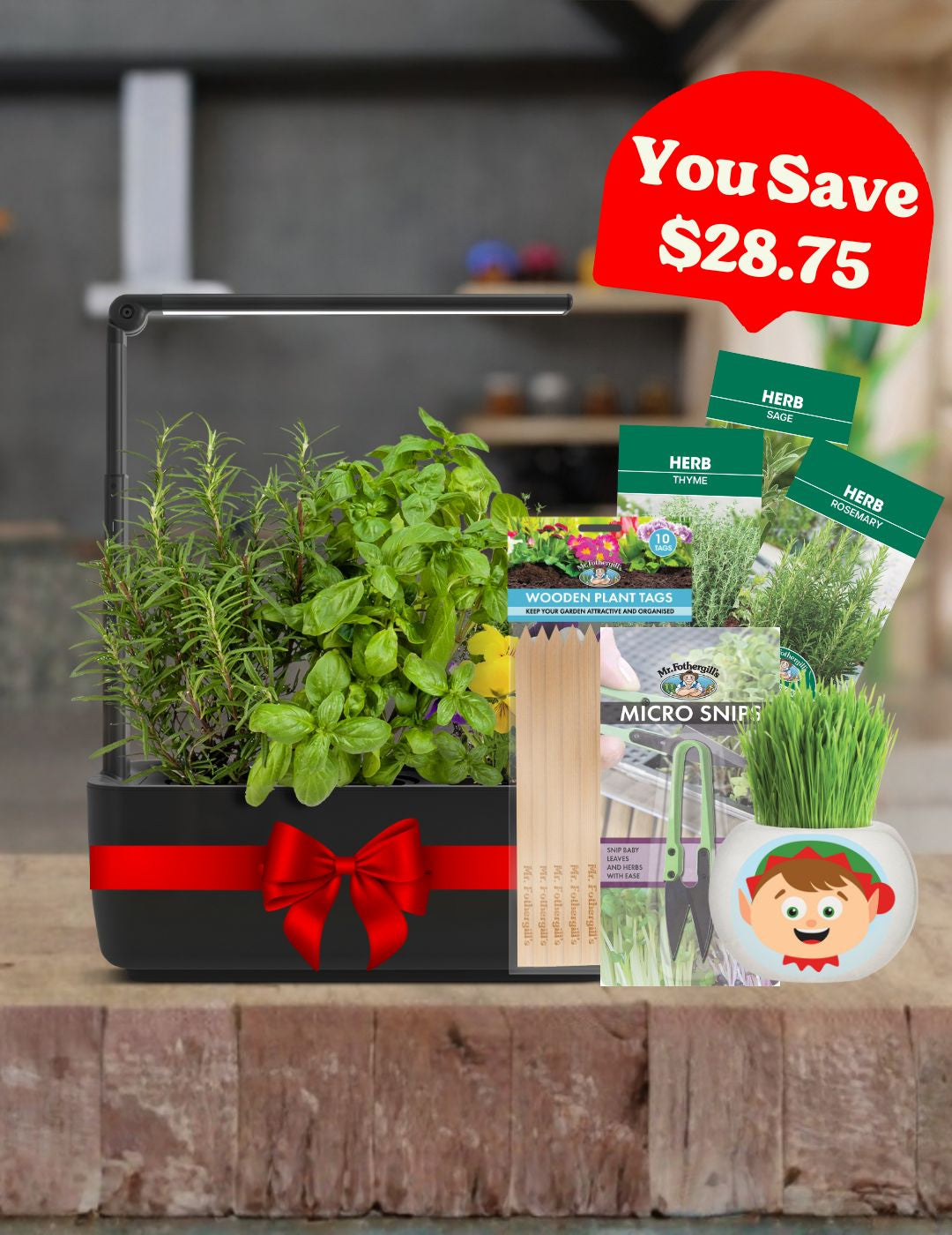 Christmas HydroGarden Elite Black Bundle