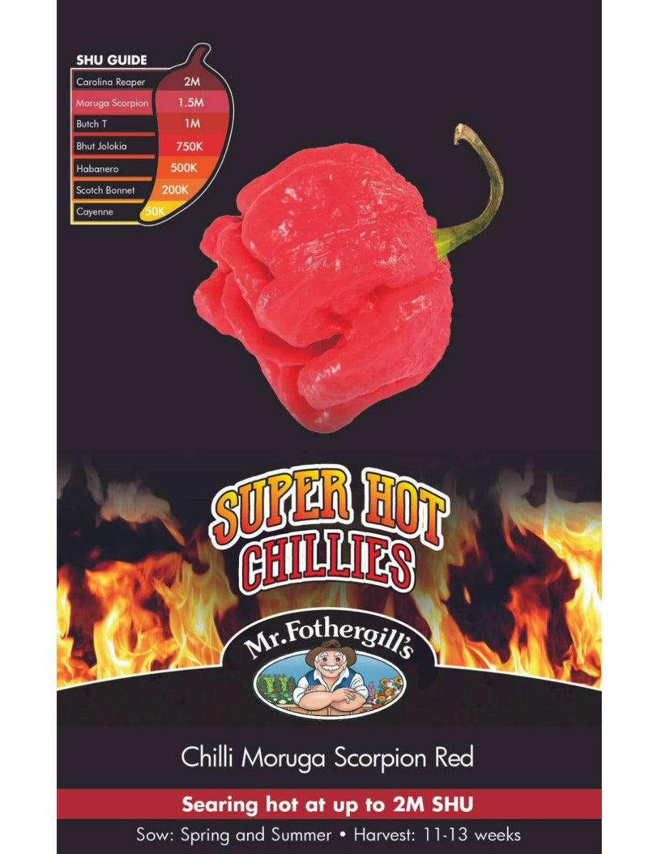 Super Hot Chilli Moruga Scorpion Red