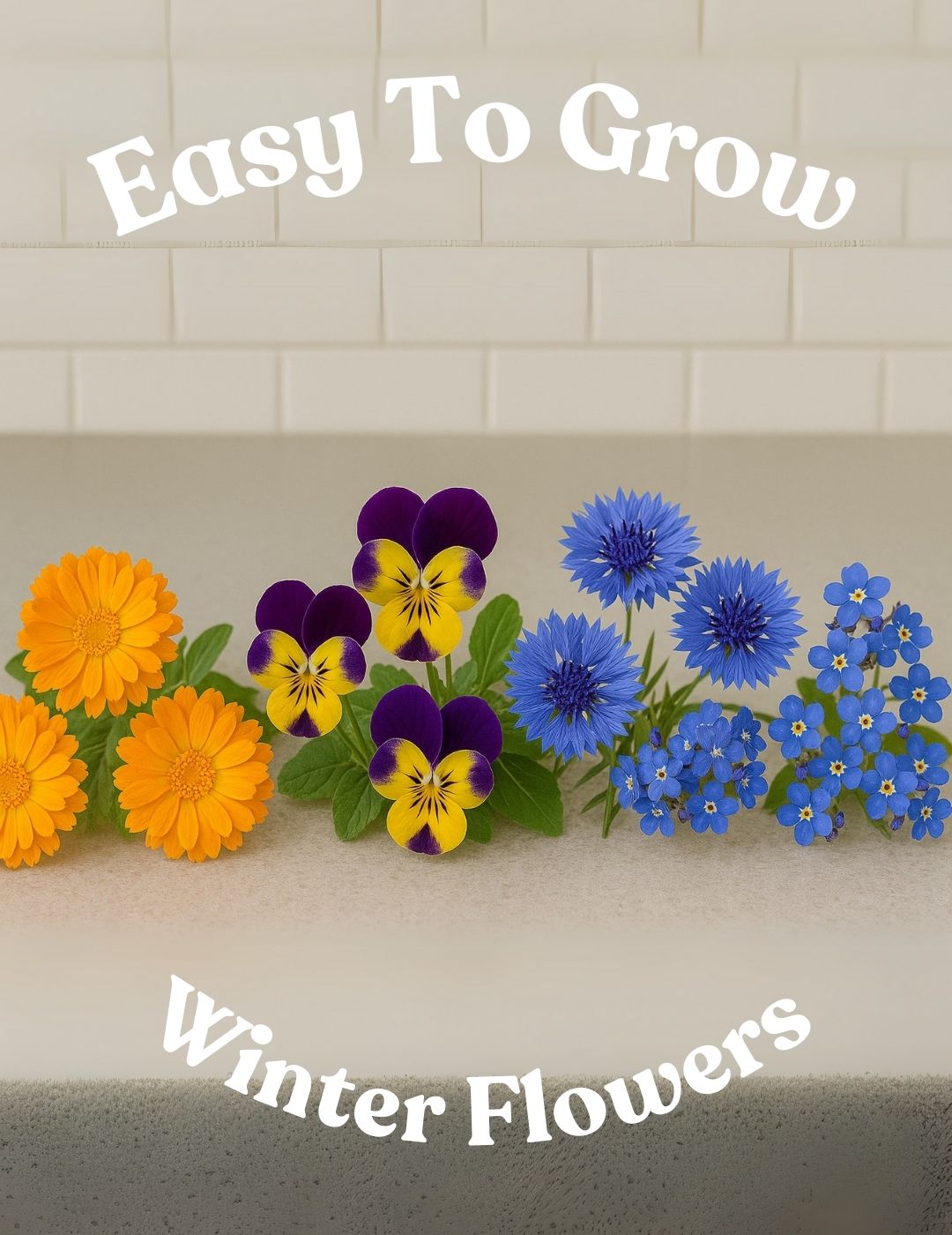 Easy To Grow Winter Flower Seeds Bundle