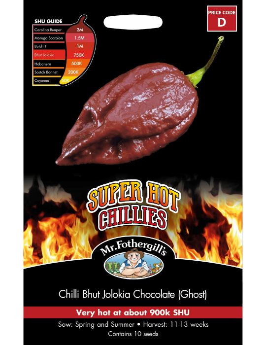 Super Hot Chilli Bhut Jolokia Chocolate (Ghost)