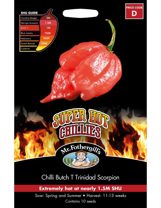 Super Hot Chilli Butch T Trinidad Scorpion