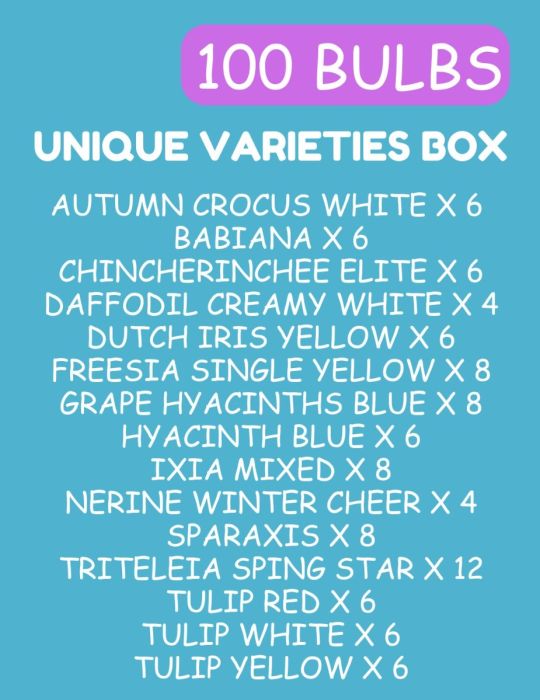 Unique Varieties Bulk Box