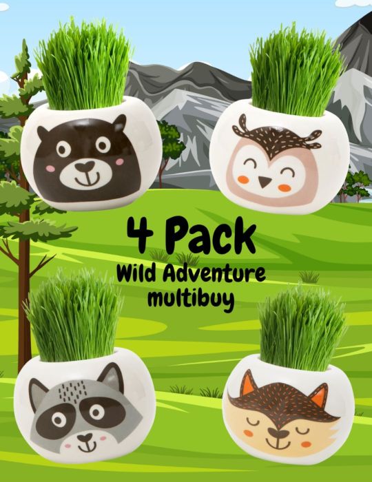 Grass Hair Kit - Wild Adventure 4 Pack