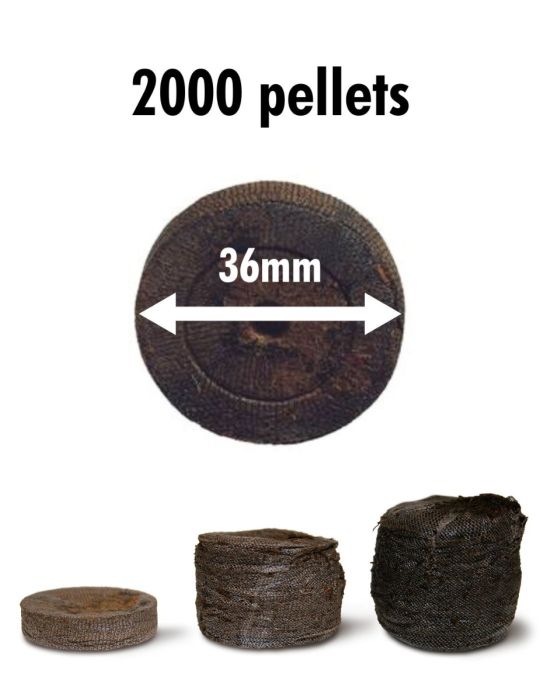 Jiffy 36mm Netted Peat Pellets - 2000 Bulk Pack