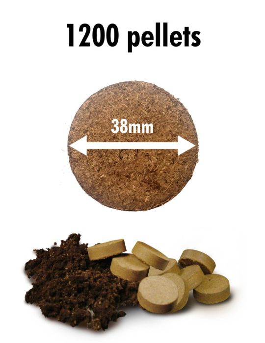 Jiffy Quick Soil Mix 38mm Peat Pellets - 1200 Bulk Pack