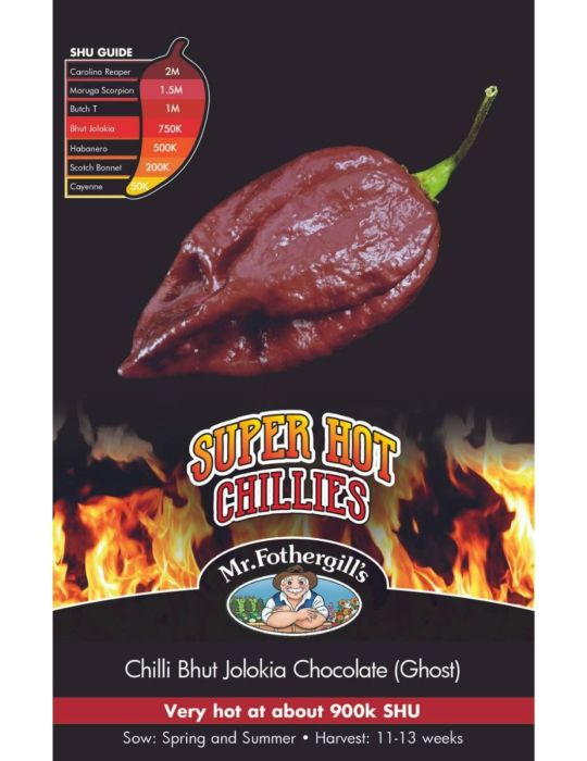 Super Hot Chilli Bhut Jolokia Chocolate (Ghost)