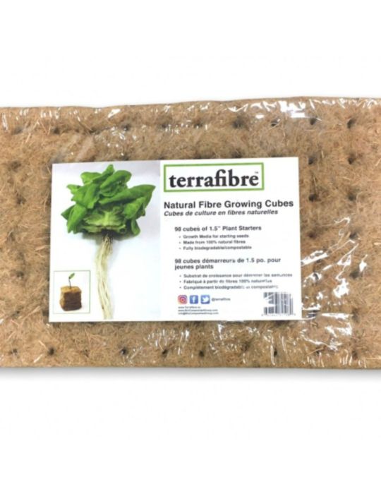 Terrafibre Hemp 1.5" Growing Cubes  (98 pack)